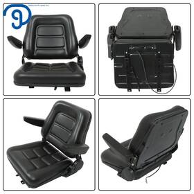 Lp845448ks Labwork Universal Foldable Tractor Seat Armrest Micro Switch Excavator Forklift Usa