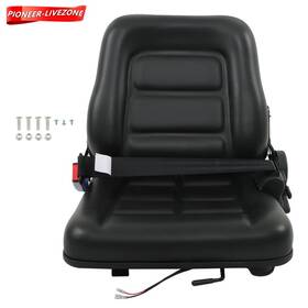 Pn3628175 Labwork-parts Tractor Seat Universal Forklift With Micro Switch Safety Belt Fold Down New