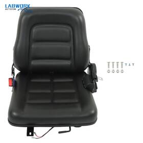 La2007825cm Labworkauto Forklift Seat With Adjustable Back Safety Belt Universal Tractor Excavator