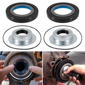 54983 Laikou Front Axle Knuckle Vaccum Shaft Seal And Outer Tube Seals Kit Set Fit For Ford