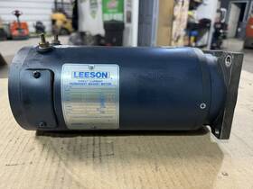 C42d14nc1b Leeson 128133 Motor - Steering 24v Dc P/n Crown Forklifts Good Used
