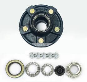 22017 Libra 5 Lug Idler Hub Kit On 4.5 Inch For 3500 Lbs Trailer Axle -