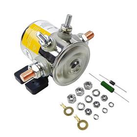 S048-435368-36v Llnseauto 36 Volt #70 Series Continuous Duty Solenoid Relay Nickel-plating With Resisto