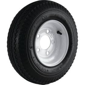 570-8 Loadstar 787558301000 K353 715 Lb. Load Capacity White 8 Inch Bias Tire And Wheel Assembly
