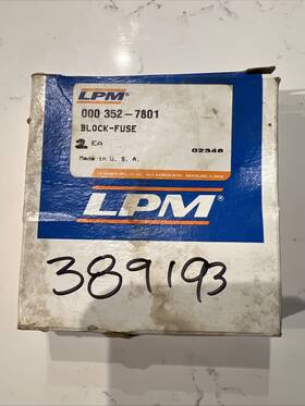 352-7801 Lpm Fuse Block
