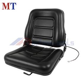 Mt4825688 Machine-tools Universal Fold Down Forklift Seat With Adjustable Angle Back Micro Switch And Slid