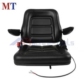 Mt4825962 Machine-tools Universal Forklift Seat Adjustable Back Seatbelt Armrest Micro Switch And Slide