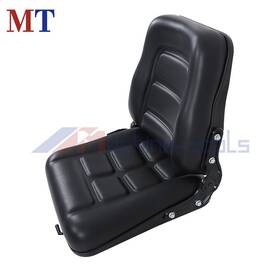 Mt4828154 Machine-tools Durable Forklift Tractor Seat Adjustable Backrest Slide Pvc Leather Suspension