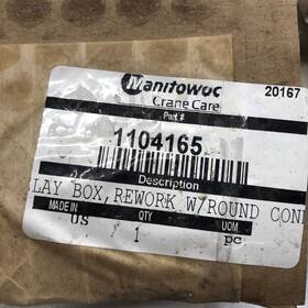 1104165 Manitowoc Steering Relay Box W Round Pins S20