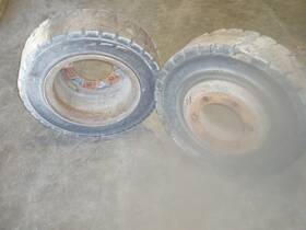 Ms701 Maxam Industrial Pro Solid Forklift Tires And Rims 7.00 X 15 Inch 1 Pair