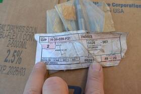 7n0533 Mcf 7n0553 Caterpillar Mitsubishi Forklift Stud Package Of 2 Studs