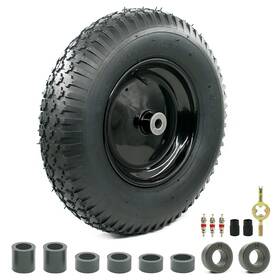 Mytt4008-1 Merryyard 4.80/4.00-8 Inch Pneumatic Tire And Wheel Assy 2pr Air Filled - 5/8 Or 3/4 Powd