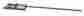 Mfcp120-25 Haugen New Fork Mounted Carpet Pole American Made 10 Rug Stress Proof Low Profil