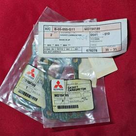Md194149 Mitsubishi 2x Carburetor Gasket For Forklift Japan - Lot Of 2 New