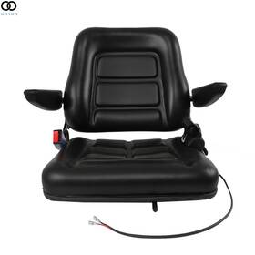 Gs3276018fe Muparkt Universial Seat For Forklift Tractor Mower With Adjustable Backrest Seatbelt Slid