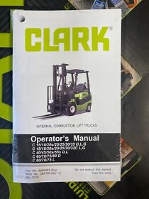 8066391 New Clark Forklift Operators Manual Om-763