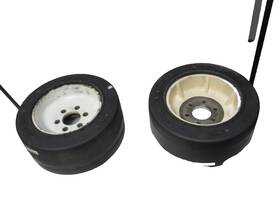 P-088758l201206708a Numa Lot Of 2 Lift Truck Forklift Wheel Tire Rim 18x8x12-1/8