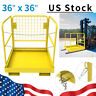 Nyu000012 Unbranded Forklift Safety Cage Work Platform Collapsible Rail 720524484871