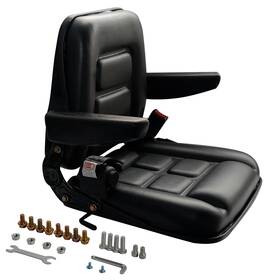 Oe Quality 18 18.5 20 Universal Folding Seat Tractor Forklift With 180 Adjustable Backrest Angle
