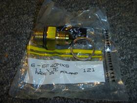 6-6f4omxs Parker 6-6f40mxs Triple Lok 37 Flare Jic Tube Fitting Adapter Forklift Oem 2
