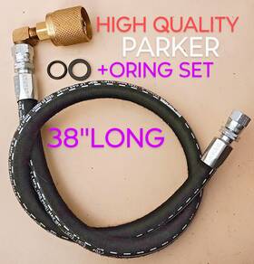 Lpghose-38 Parker Forklift Propane Tank Hose 38 Inch Long With Coupler Lpg Connector Oring Set