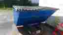 Plid-d-300-bu D-300-hd-sr Cubic Yard Vestil Self-dumping Hopper D-300-hd With Heavy Duty Lid