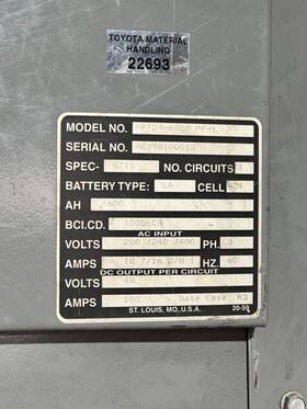 Fpt24-600b Power Factor Pf-1 Forklift Charger