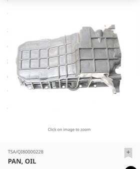 80000228 Psi 4.3l Engine Pan - Oil Forklift Marine Industrial New