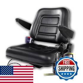 Qiyuezaiye B0ct3qt1rf Universal Forklift Seat Adjustable Armrest Weight Sensing Switch And