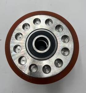 63052rs Rader-vogel Load Wheel .97 Inch Bore X 3.5 Height 12 Hole Bearing