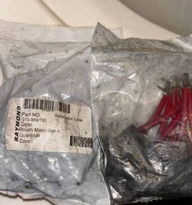 570-869 Raymond 1016523 These Are Part 570-869/735 Brush Motor Set 4 Brand New Never Been Used