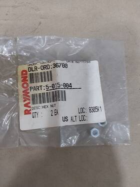 5-015-004 Raymond 36700 Dlr-ord Part Desc Hex Nut Qty 2