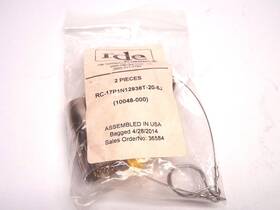 Rc-17p1n12838t-20-6j Rde Connects Jumper Plugs 10048-000 Lot Of 2
