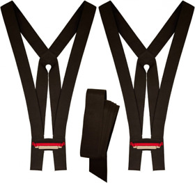Ready Lifter Shoulder Moving Straps For Furniture Full Size Black Red