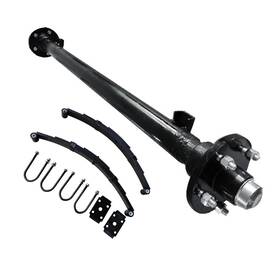 Replacement For 182141812900 Straight Idler Trailer Axle 3500 Lbs 72 Inch Hub Face 5 Lug 58 Spring Center
