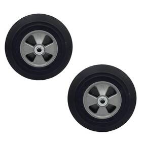 Rmg-htw10 Rocky Mountain Goods Solid Rubber Hand Truck Wheel 10 Inch - 5/8 Axle Black
