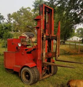 19ht Ross Rough Terrain Forklift Truck Model From Us Military World War Ll