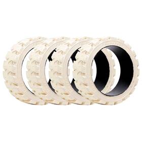 Kit14458satnmp5tv-4 Sentry Tire - Duramax 14x41/2x8 Sat Non-marking Solid Presson X4 Quantity