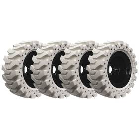 Kitasm301016v2dnmztw458-4 Sentry Tire 10-16.5 V2d Skidsteer Nonmarking Solid And Wheel 30x10-16 X4qty