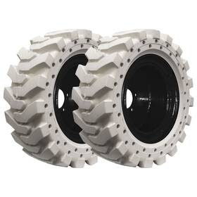 Kitasm3651220v2dnmztw458-2 Sentry Tire 14-17.5 V2d Skidsteer Nonmarking Solid And Wheel 36.5x12-20 X2qty