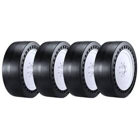 Kitasm82516o2dztw458-4 Sentry Tire 12-16.5 Od Skidsteer Solid And Wheel 8.25x16 X4 Quantity