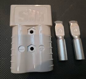 350-grey Smh Connector 350 Gray Conn 2/0 With Tips 1737692 Grey Quick Disconect