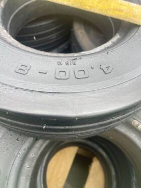 26165401 Solid Solver 4.00-8 Tires Forklift Tire 400/8 Req Rim Width 3.75 Inch Usa Made 4008