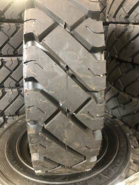 Syts600x9 Solideal Syts600x9/10 Set Of 2 New Take-off 6.00-9 Forklift Tires Tubes And Flaps