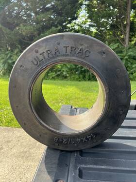 06285001 Super Solid 14x4-1/2x8 Tires Forklift Press-on Smooth 14x4.5x8 Usa Made