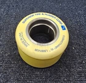 L509143r Superior Tire And Rubber Corp. 4x2.5 Lw Cushothane Xl R Load Wheel