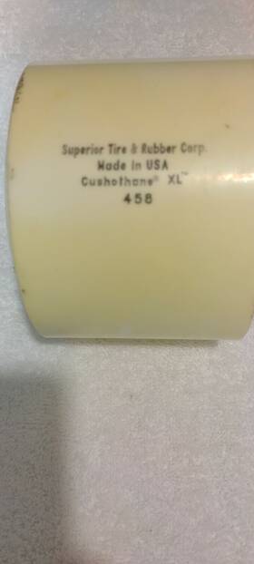 Xl-458 Superior Tire & Rubber Corp And Cushothane Xl 458 Load Wheel Roller