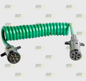 074185-0 Sureflex 0741850 12ft Abs Coiled 7 Way Truck To Trl Max Duty Light Cord