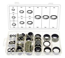 31981 Swordfish Automotive Dowty Bonded Seal Washer Assortment 150 Piece