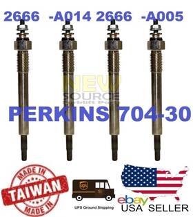 2666-a014 Taiwan 2666a014 2666a005 Glow Plug Heather Perkins 704-30 Set Of 4 - 11v
